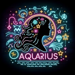
graphic representation of the Aquarius sign 64