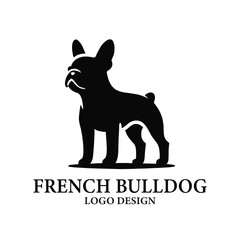 French Bulldog Vector Logo Design