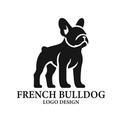 French Bulldog Vector Logo Design