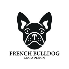 French Bulldog Vector Logo Design