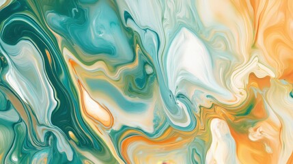 Oil painted background exhibiting natural luxury in abstract fluid art and liquid painting