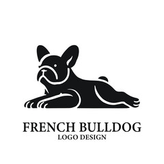 French Bulldog Vector Logo Design