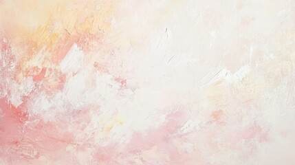 Abstract painting background in pastel pink, beige and white colors