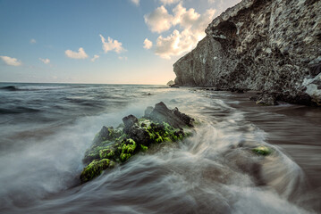 Sunset in one of the many coves and corners of the Cabo de Gata Natural Park, Almeria
