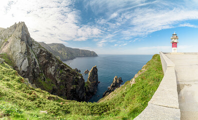 Cape Ortegal is a cape located on the Spanish Atlantic coast, within the municipality of Cariño, in the province of La Coruña