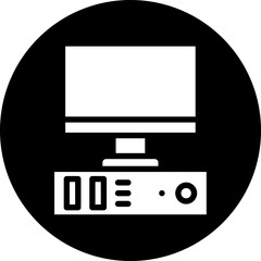 Desktop computer Icon Style