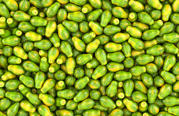Papayas background, wallpaper. 3D rendering