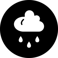 Rain vector icon style