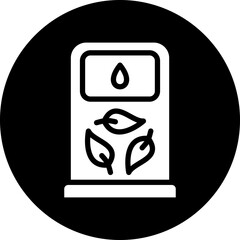 Biodiesel vector icon style