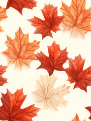 "maple" leaves background seamless pattern