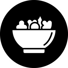 Salad bowl Icon style
