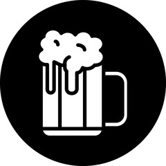 Beer mug Icon style