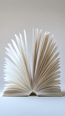 Open Book Pages Studio Shot