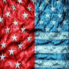 red and blue flag parts