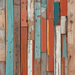 old wooden plank fence