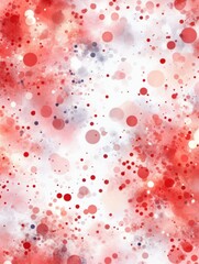 A vibrant abstract design featuring splashes of red, pink, and purple circles on a white background, ideal for use in invitations, marketing materials, or as wallpaper to enhance visual appeal,