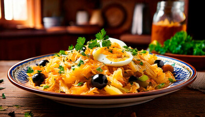 Portuguese Bacalhau à Brás