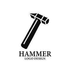 Hammer Vector Logo Design