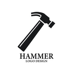 Hammer Vector Logo Design