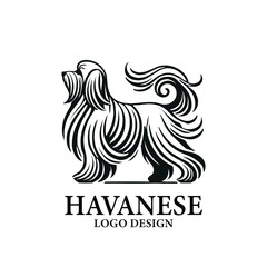 Havanese Vector Logo Design