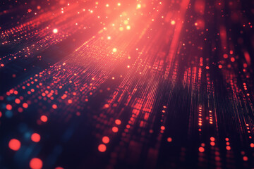 Fototapeta premium Abstract binary background for hackathon and other digital events