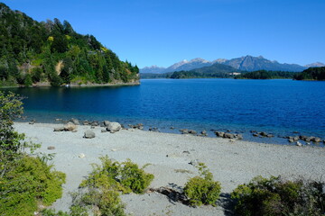 Fototapeta premium Perito Moreno Oeste Lake, Circuito Chico, Bariloche, Patagonia, Argentina 