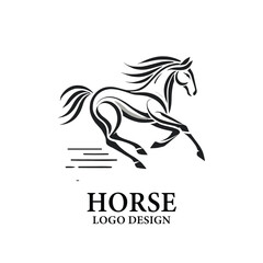 Horse Vector Logo Design