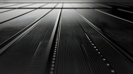 Obraz premium Abstract Black Metallic Texture Background