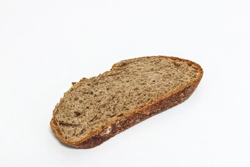 A slice of buckwheat bread
