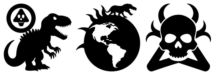 Extinction Bundle Powerful Silhouettes for Wildlife, Nature, and Conservation Themes