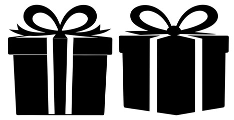 Gift Box Bundle Elegant Silhouettes for Celebration, Wildlife, and Nature Themed Designs