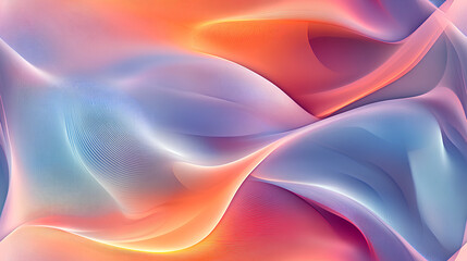 Fototapeta premium Seamless Flowing Curves – Abstract Fluid Art Pattern