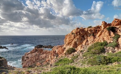 Costa Paradiso en Sardaigne au bord de la Méditerranée