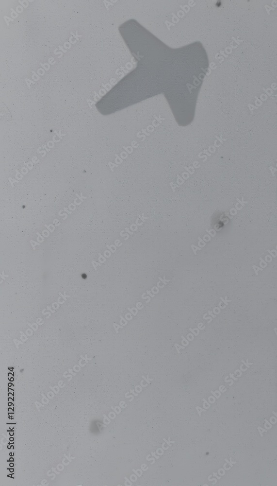 Poster subtle grey speckled texture background: minimalist abstract design with faint shapes and delicate d