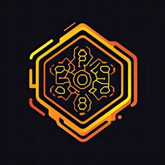 Abstract Hexagon Design