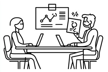 Business Meeting, Data Review, Office