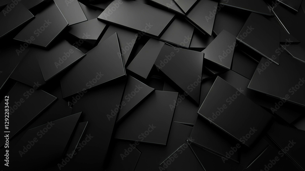 Aufkleber abstract geometric fractal pattern with complex shapes background for design