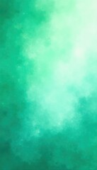 Fototapeta premium Abstract teal green watercolor blend, soft focus, serene, dye