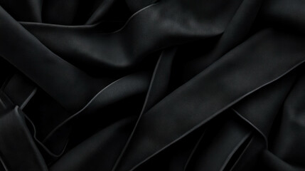 Fototapeta premium Elegant black denim texture background for fashion and design
