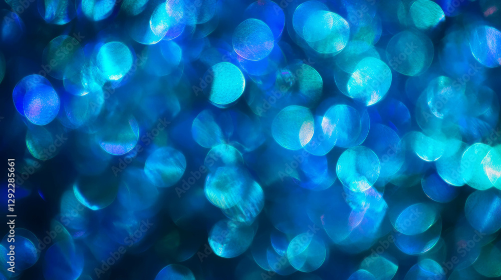 Aufkleber abstract blue and green bokeh background for creative design and visual projects