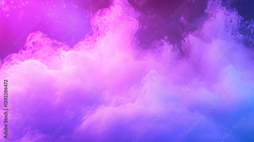 Poster dreamy ethereal bokeh background with vibrant colors for creative design projects