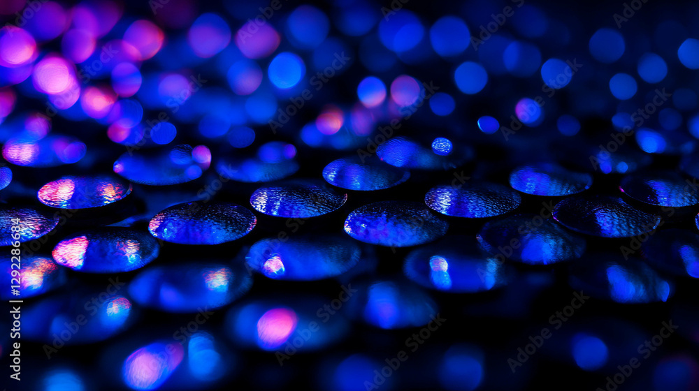 Poster enchanting bokeh background with vibrant hidden light patterns for creative design