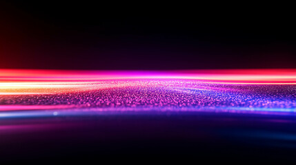 Vibrant bokeh spectrum background with dynamic light patterns