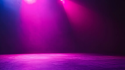 Vibrant pink spotlight illumination on stage for theatrical and concert design