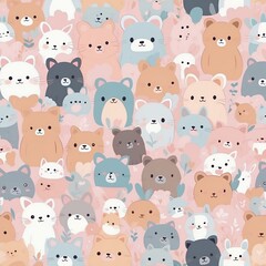 Obraz premium Cute Kawaii Character