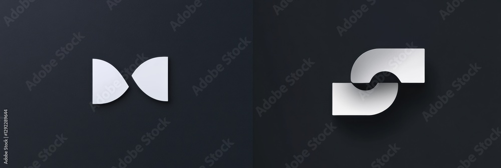 Aufkleber Comparison of outdated and modern sleek redesigned logo showcasing branding evolution and concept development strategies. Generative AI