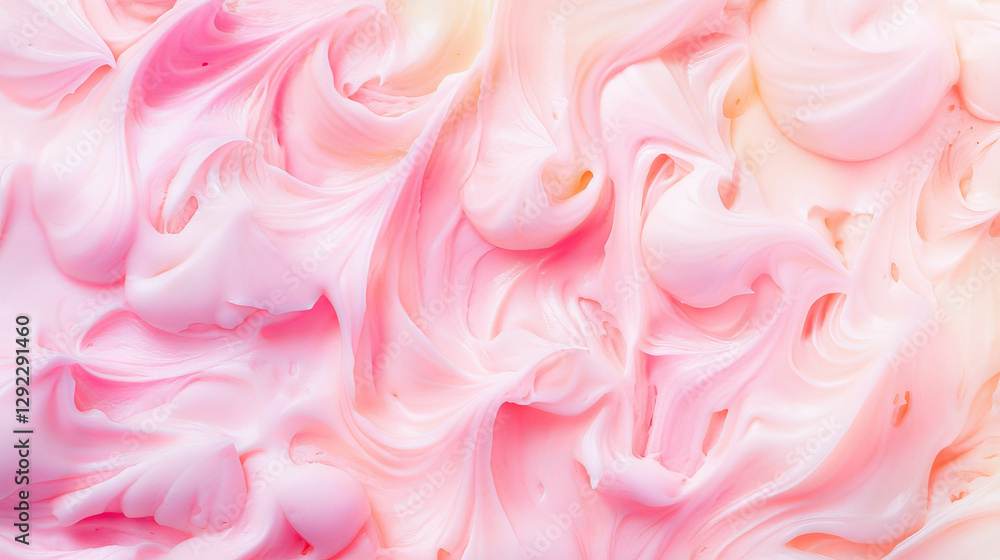 Poster abstract cream frosting texture in soft pink and white for design projects