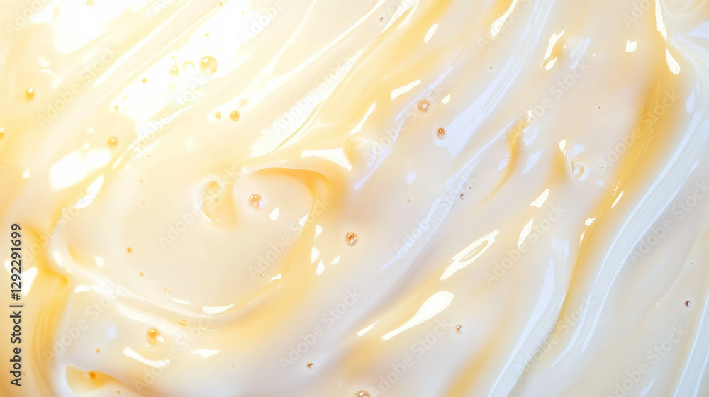 Poster creamy abstract texture with metallic surface reflection for design backgrounds