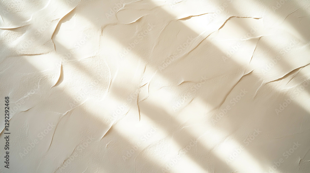 Poster cream textured surface with subtle shadows for elegant background design
