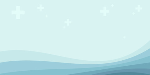 Panoramic medical background showing healthcare and wellness